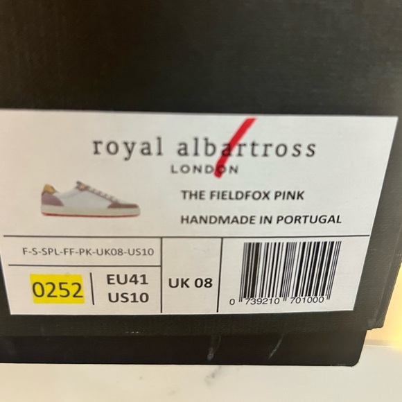 New in box Royal Albartross Golf Shoe- size 10- The Fieldfox Pink - Picture 7 of 8